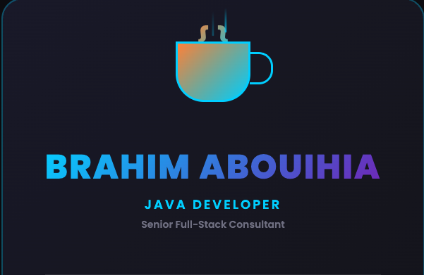 Brahim ABOUIHIA - Consultant Senior Java